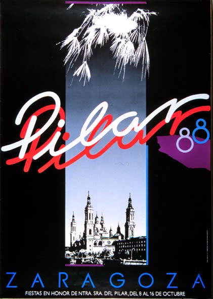 Fiesta patronales en honor de Nuestra Señora del Pilar 1988 Zaragoza